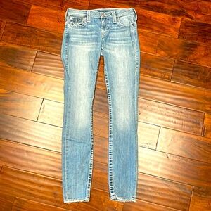 True Religion Light Super Skinny Jeans